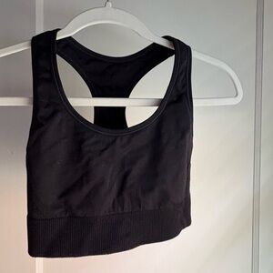 All in Motion Black Sports Bra